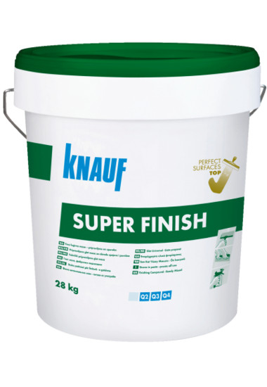 фугини, уплътнители и готови смеси Универсален готов фугопълнител и шпакловка Knauf Super Finish 20 кг / 6 кг